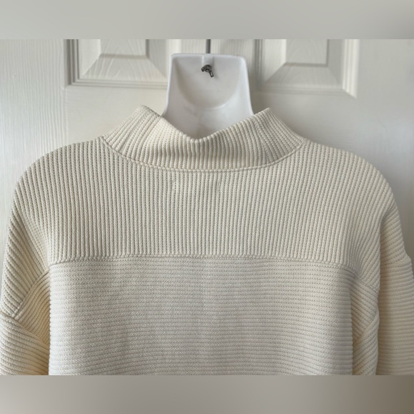 Madewell Cream Ribbed Knit Blouse - Picture 7 of 11